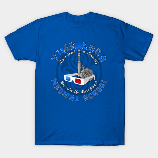 Time Lord Medical School 10 T-Shirt by DrRoger